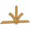 Ekena Millwork Redmond Rough Sawn Timber Gable Bracket, Western Red Cedar, 96"W x 40"H x 2"D x 6"F, 10/12 Pitch GBW096X40X0206RED00RWR - alternate 4